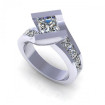 3.05CT princess cut diamonds engagement ring , picture number 0