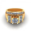 3.00CT round and princess cut diamonds engagement ring , picture number 1