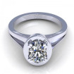 0.80CT oval cut diamonds solitaire ring , picture number 1