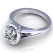 0.80CT oval cut diamonds solitaire ring , picture number 2
