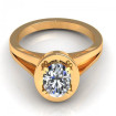0.80CT oval cut diamonds solitaire ring , picture number 1