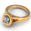 0.55CT oval cut diamonds solitaire ring , picture number 2