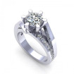 0.80CT round cut diamonds engagement ring , picture number 0