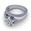 0.70CT round cut diamonds engagement ring , picture number 1