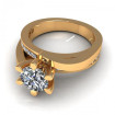 0.90CT round cut diamonds engagement ring , picture number 1