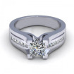0.80CT princess cut diamonds engagement ring , picture number 2