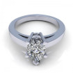 0.45CT pear cut diamonds solitaire ring , picture number 2