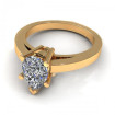 0.35CT pear cut diamonds solitaire ring , picture number 1