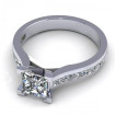 1.15CT princess cut diamonds engagement ring , picture number 1