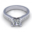1.15CT princess cut diamonds engagement ring , picture number 2