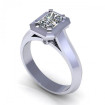 0.37CT radiant and round cut diamonds engagement ring , picture number 0