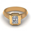 1.02CT radiant and round cut diamonds engagement ring , picture number 2
