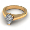 0.80CT pear cut diamonds solitaire ring , picture number 1
