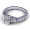 0.85CT round and pear cut diamonds engagement ring , picture number 2