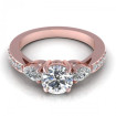 0.85CT round and pear cut diamonds engagement ring , picture number 1