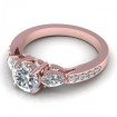 0.85CT round and pear cut diamonds engagement ring , picture number 2