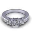 1.40CT princess cut diamonds engagement ring , picture number 1