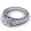 1.40CT princess cut diamonds engagement ring , picture number 2