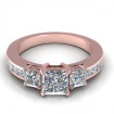 1.40CT princess cut diamonds engagement ring , picture number 1