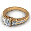 1.40CT princess cut diamonds engagement ring , picture number 2