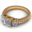 1.40CT princess and round cut diamonds engagement ring , picture number 2