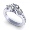 1.40CT round cut diamonds engagement ring , picture number 0