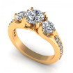 1.85CT round cut diamonds engagement ring , picture number 1