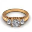 1.70CT princess cut diamonds three stone ring , picture number 1