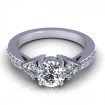 1.40CT round and triangle cut diamonds engagement ring , picture number 1