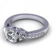 1.40CT round and triangle cut diamonds engagement ring , picture number 2