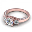 1.90CT round cut diamonds engagement ring , picture number 2