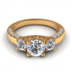 1.25CT round cut diamonds engagement ring , picture number 1
