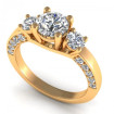 1.25CT round cut diamonds engagement ring , picture number 0