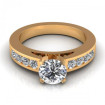 0.90CT round cut diamonds engagement ring , picture number 1