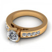 1.25CT round cut diamonds engagement ring , picture number 2