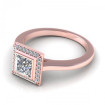 0.49CT princess and round cut diamonds engagement ring , picture number 2