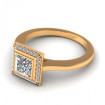 1.39CT princess and round cut diamonds engagement ring , picture number 2