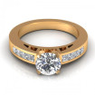 1.05CT round and princess cut diamonds engagement ring , picture number 1
