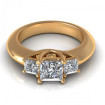 1.95CT princess cut diamonds three stone ring , picture number 1