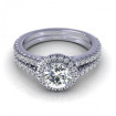 1.15CT round cut diamonds engagement ring , picture number 1