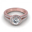 0.95CT round cut diamonds engagement ring , picture number 1