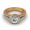 1.15CT round cut diamonds engagement ring , picture number 1
