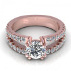 1.05CT round cut diamonds engagement ring , picture number 1