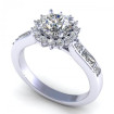0.92CT round cut diamonds engagement ring , picture number 0