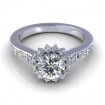 0.92CT round cut diamonds engagement ring , picture number 1