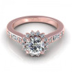 0.92CT round cut diamonds engagement ring , picture number 1