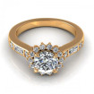 0.92CT round cut diamonds engagement ring , picture number 1