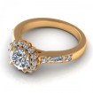 0.92CT round cut diamonds engagement ring , picture number 2