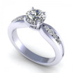 0.80CT round cut diamonds engagement ring , picture number 0