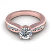 0.80CT round cut diamonds engagement ring , picture number 1